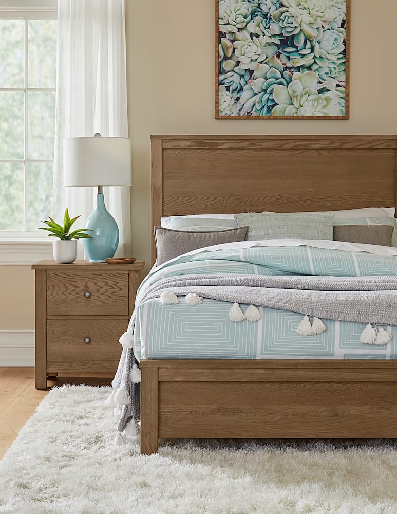 Vaughan Bassett - Fundamentals - Full Bed - Natural - 12-552-255-911  view 3