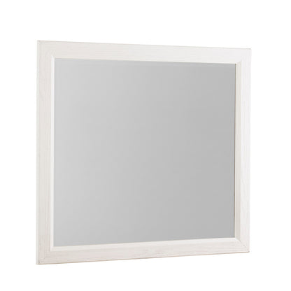 Vaughan Bassett - Fundamentals - Landscape Mirror - White - 16-446  view 1