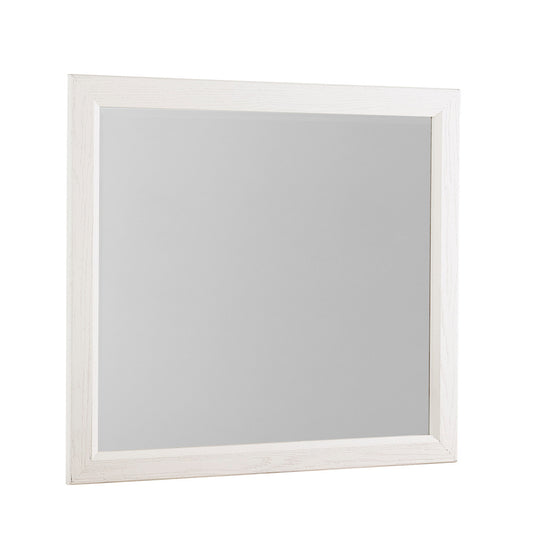Vaughan Bassett - Fundamentals - Landscape Mirror - White - 16-446  view 1