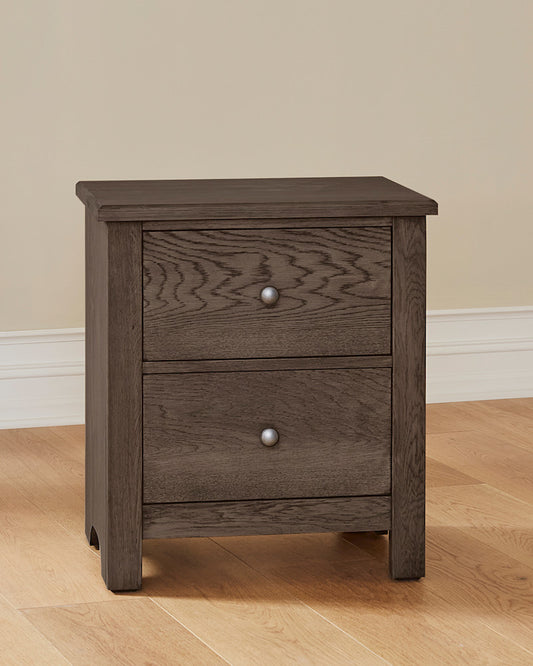 Vaughan Bassett - Fundamentals - Night Stand - 2 Drwr - Grey - 11-226  view 2