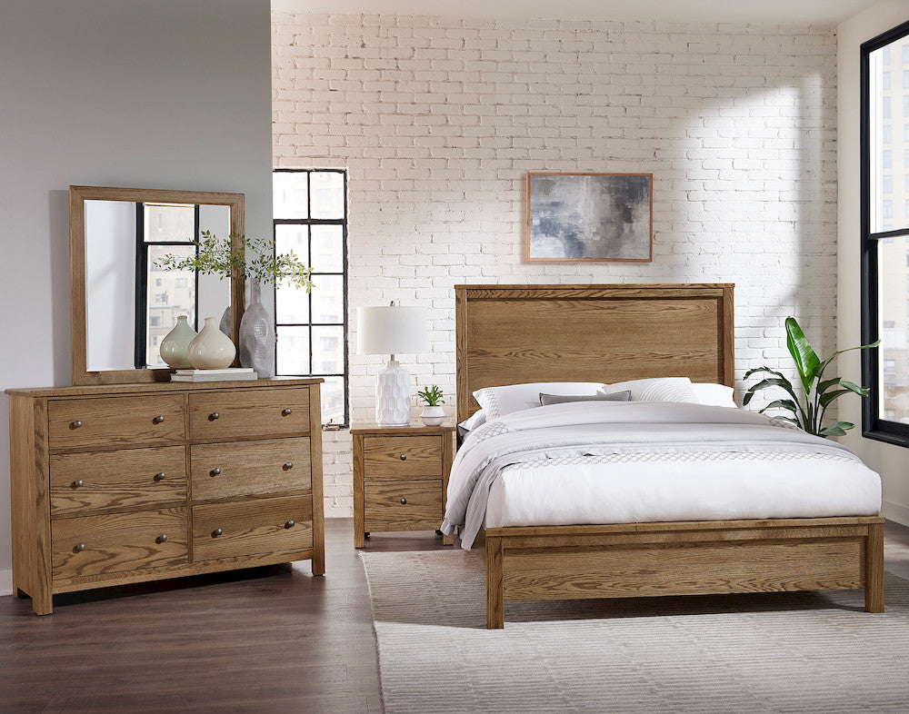 Vaughan Bassett - Fundamentals - Night Stand - 2 Drwr - Natural - 12-226  view 3