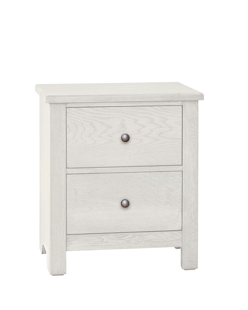 Vaughan Bassett - Fundamentals - Night Stand - 2 Drwr - White - 16-226  view 1