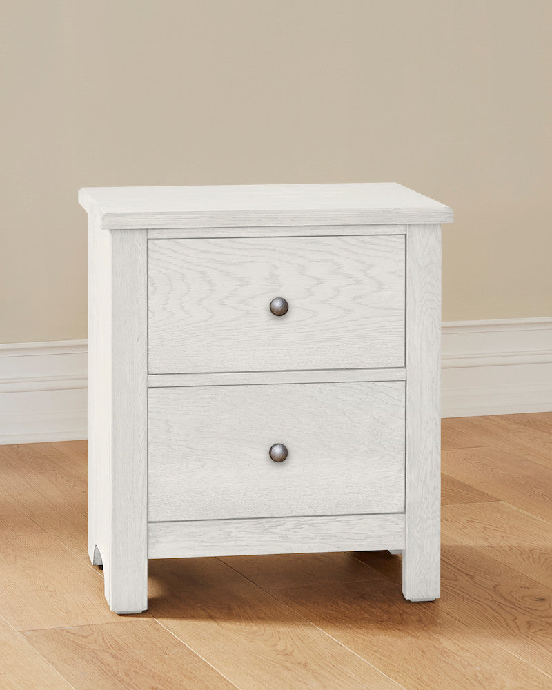 Vaughan Bassett - Fundamentals - Night Stand - 2 Drwr - White - 16-226  view 3