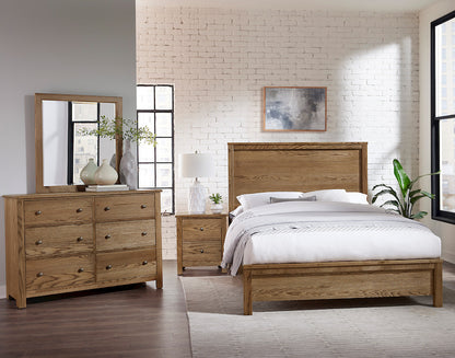Vaughan Bassett - Fundamentals - Queen Bed - Natural - 12-551-155-922  view 2