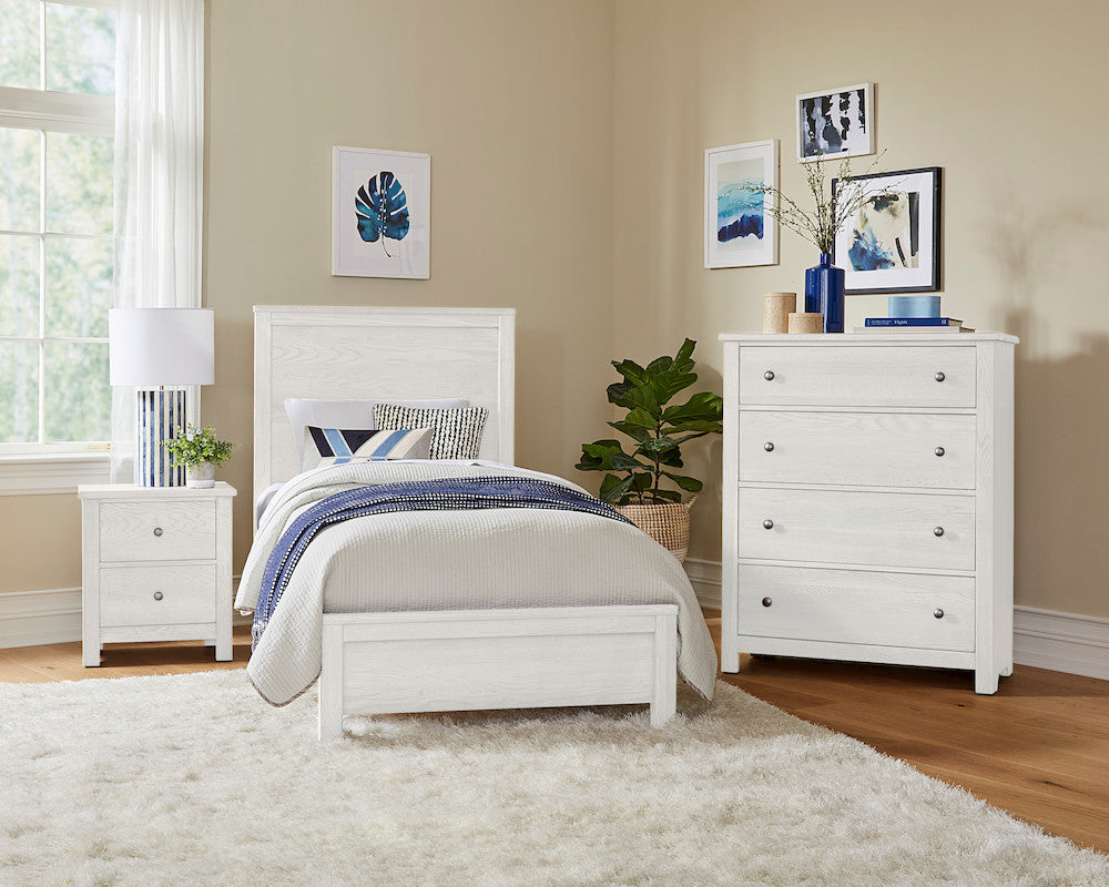 Vaughan Bassett - Fundamentals - Twin Bed - White - 16-331-133-900  view 2