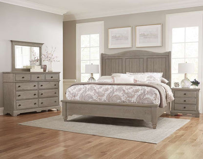 Vaughan Bassett - Heritage California King Sleigh Bed in Greystone - 114-663-166-744-MS2 veiw 3
