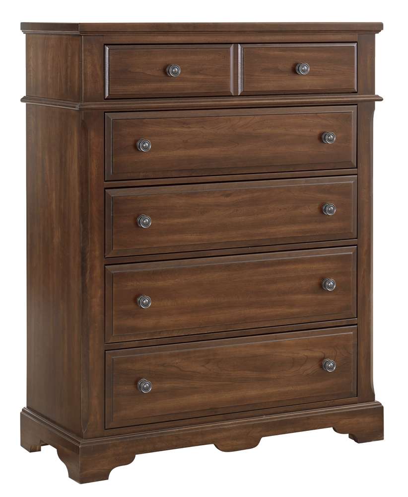 Vaughan Bassett - Heritage Chest with 5 Drawers in Amish Cherry - 110-115 veiw 1