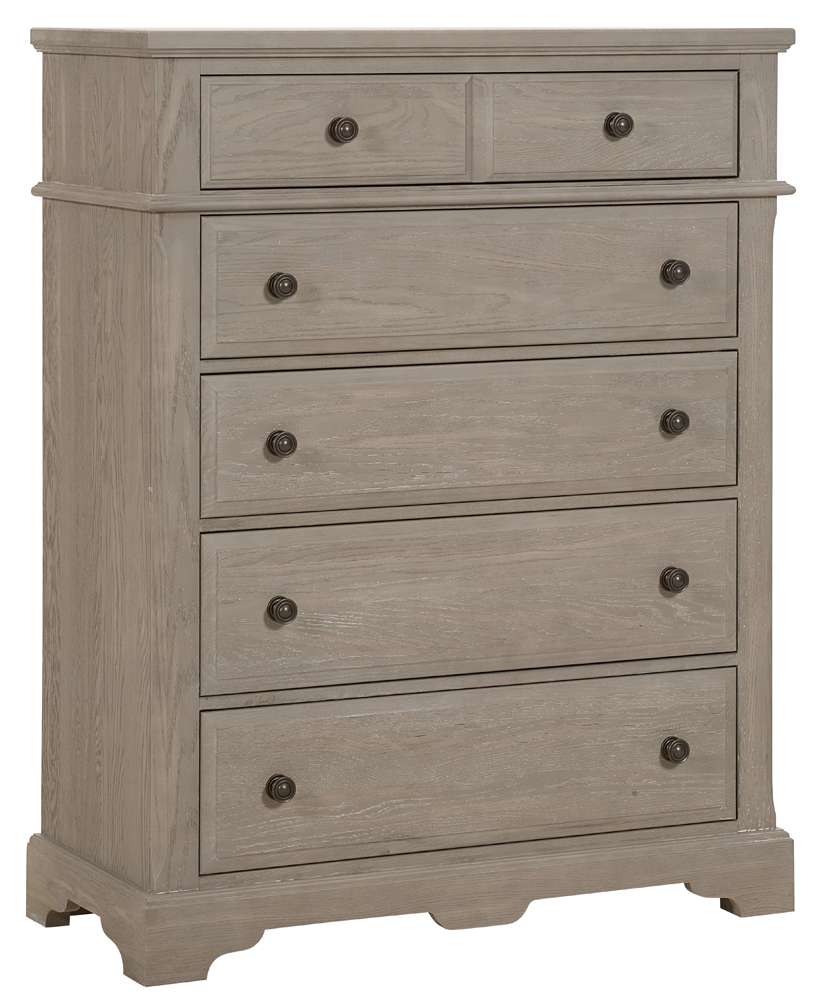 Vaughan Bassett - Heritage Chest with 5 Drawers in Greystone - 114-115 veiw 1