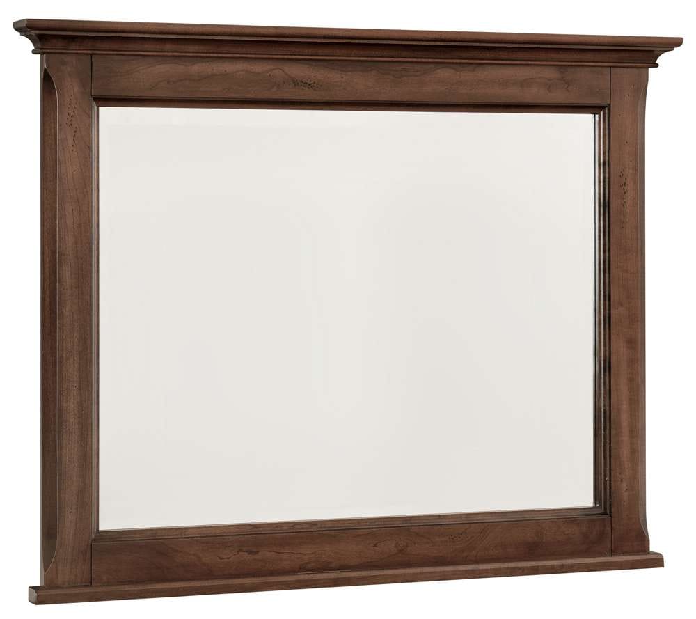 Vaughan Bassett - Heritage Landscape Mirror in Amish Cherry - 110-446 veiw 1