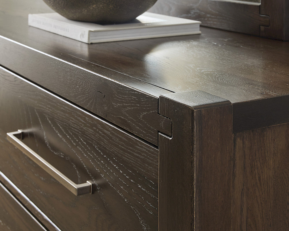 Vaughan Bassett - Joinery - Dresser - 6 Drwr - Espresso Oak - 190-003  view 2