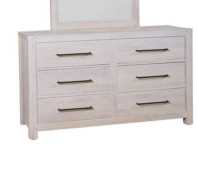 Vaughan Bassett - Joinery - Dresser - 6 Drwr - Washed White Oak - 194-003  view 1