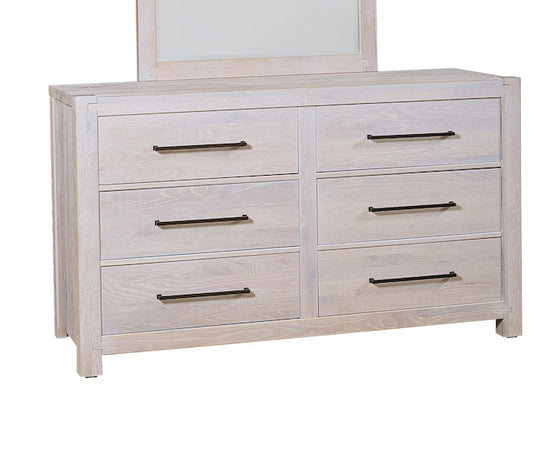 Vaughan Bassett - Joinery - Dresser - 6 Drwr - Washed White Oak - 194-003  view 1
