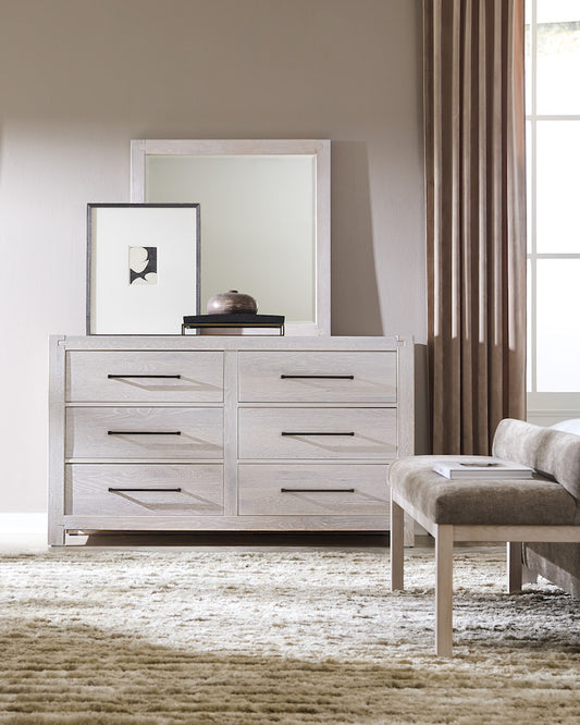 Vaughan Bassett - Joinery - Dresser - 6 Drwr - Washed White Oak - 194-003  view 2
