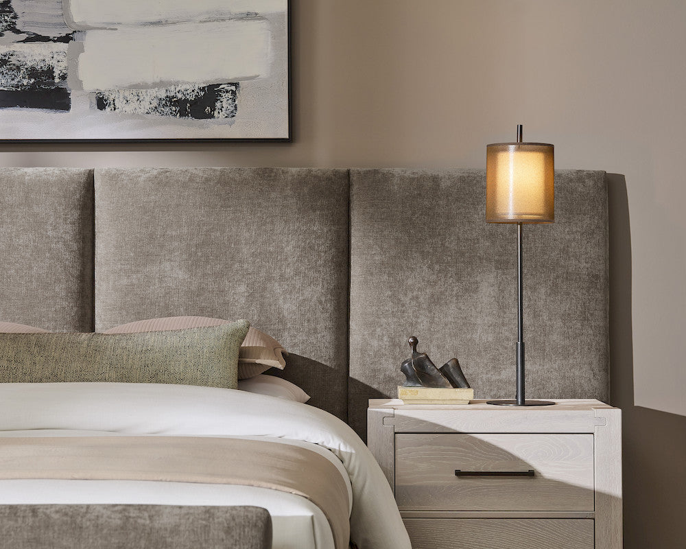 Vaughan Bassett - Joinery - King Uph Wallbed-Brindle Grey - 194-661X-166X-822X-404-444X  view 5