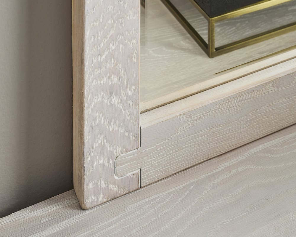 Vaughan Bassett - Joinery - Landscape Mirror - Washed White Oak - 194-446  view 5