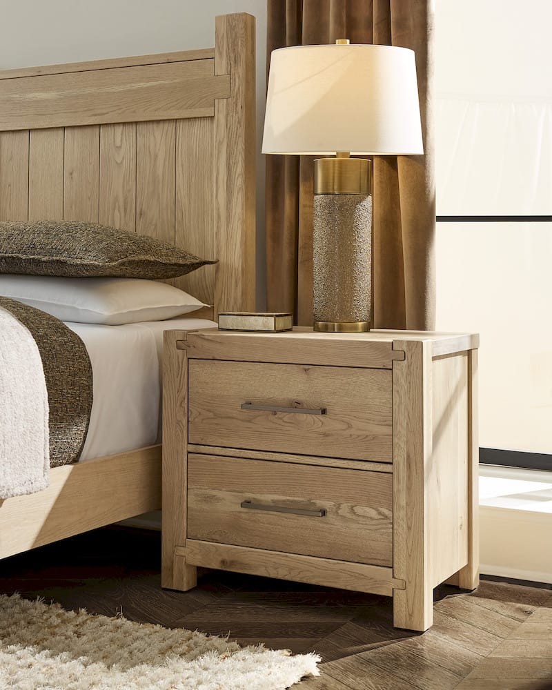 Vaughan Bassett - Joinery - Night Stand - 2 Drwr - Natural Oak - 192-227  view 1