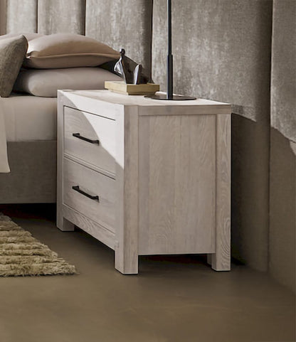 Vaughan Bassett - Joinery - Night Stand - 2 Drwr - Washed White Oak - 194-227  view 1