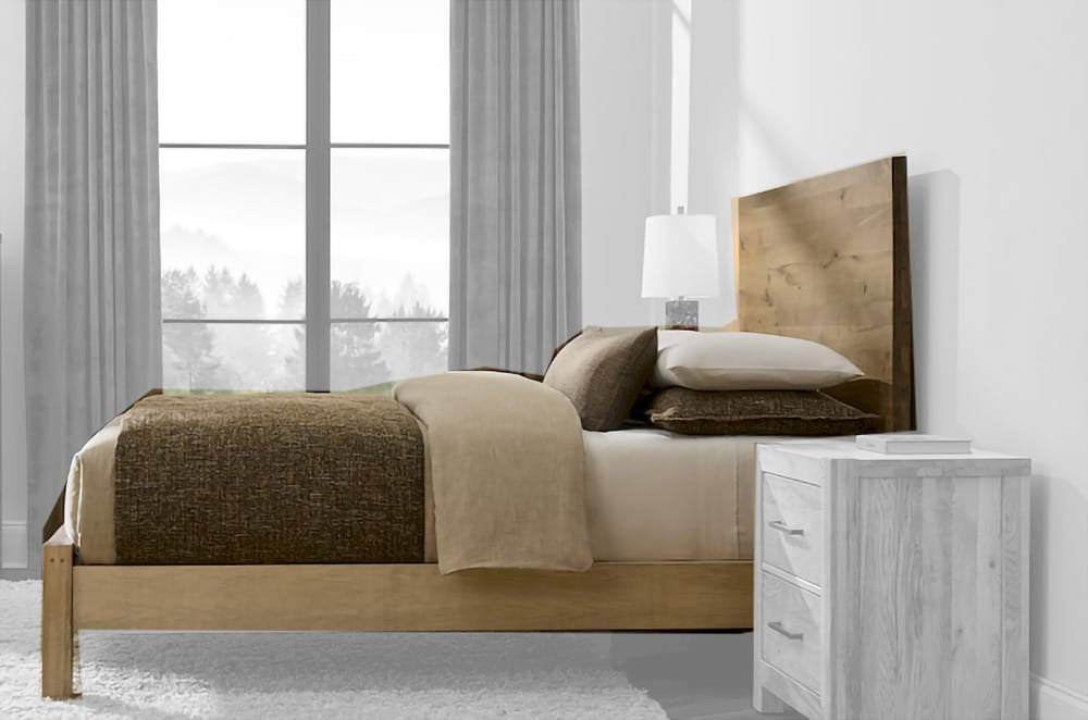 Vaughan Bassett - Joinery - Queen Plank Bed - 192-559-955-922  view 1