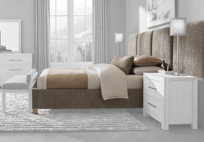 Vaughan Bassett - Joinery - Queen Uph Wallbed-Brindle Grey - 192-551X-155X-822X-404-444X  view 1