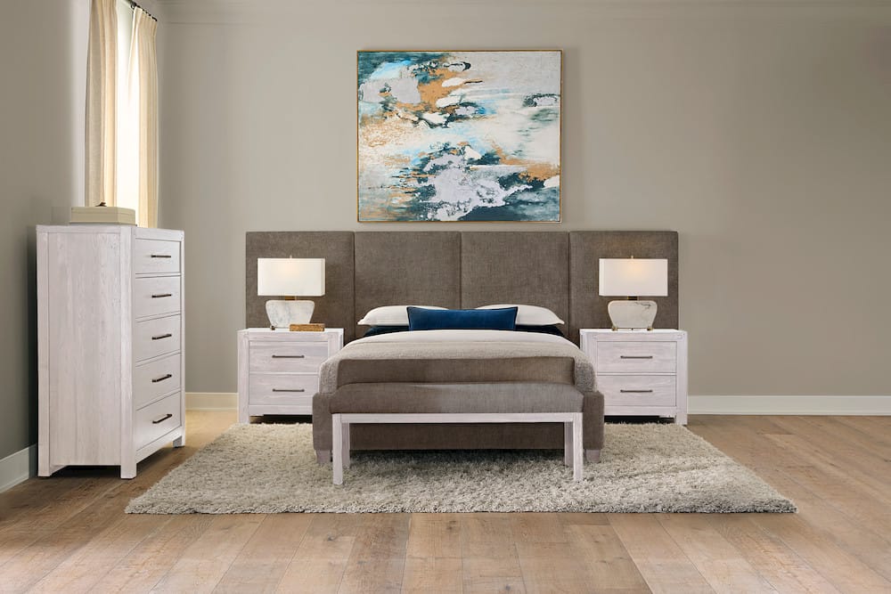 Vaughan Bassett - Joinery - Queen Uph Wallbed-Brindle Grey - 194-551X-155X-822X-404-444X  view 5