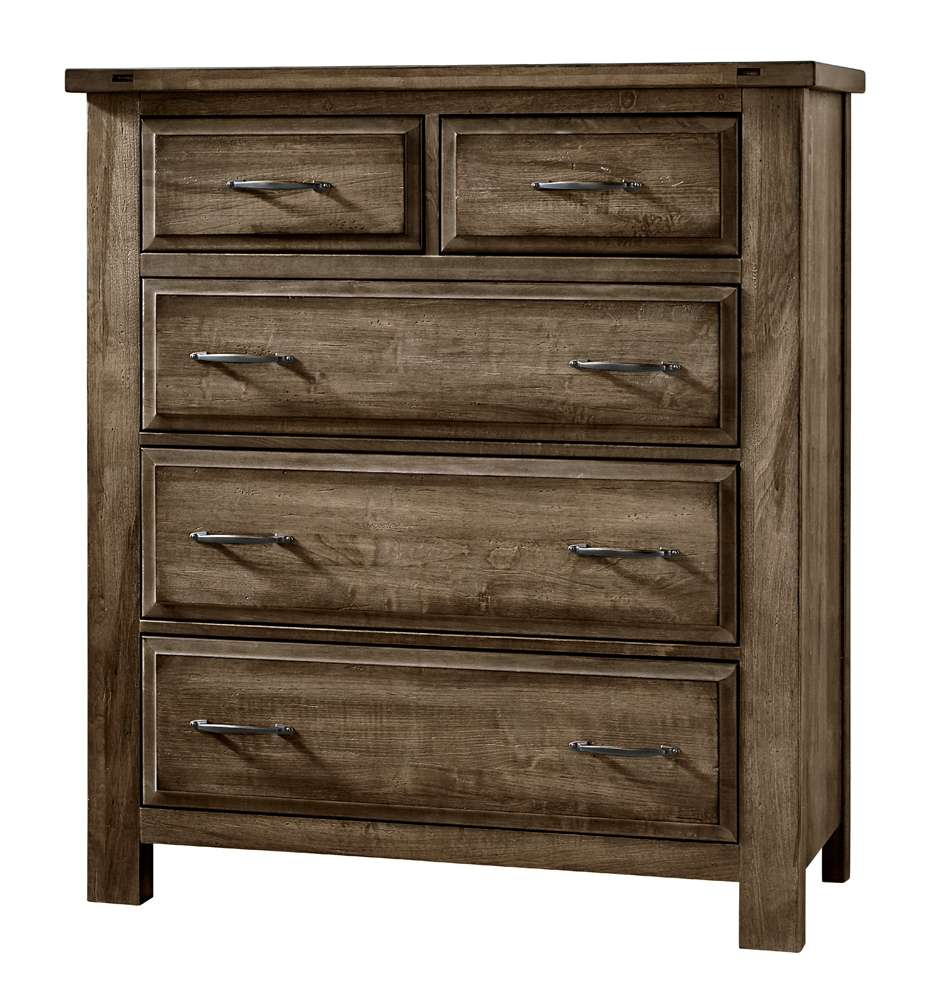 Vaughan Bassett - Maple Road Chest with 5 Drawers in Maple Syrup - 117-115 veiw 1