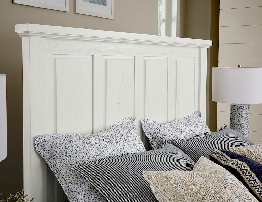 Vaughan Bassett - Maple Road - King Mansion Bed - Soft White - 116-669-966-733-MS2  view 4