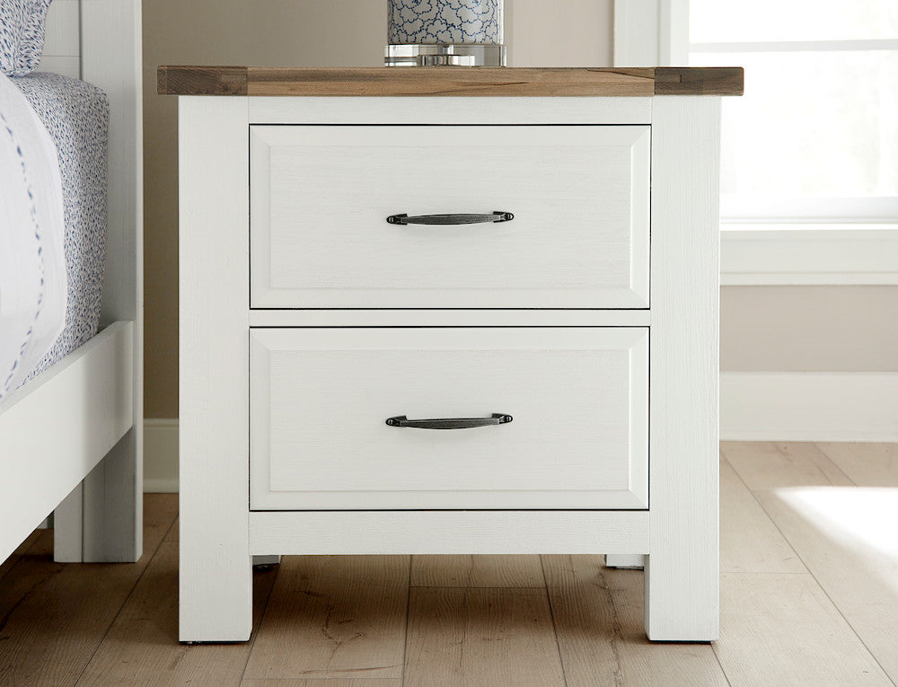 Vaughan Bassett - Maple Road - Night Stand - 2 Drwr - Two Tone - 116-227  view 3