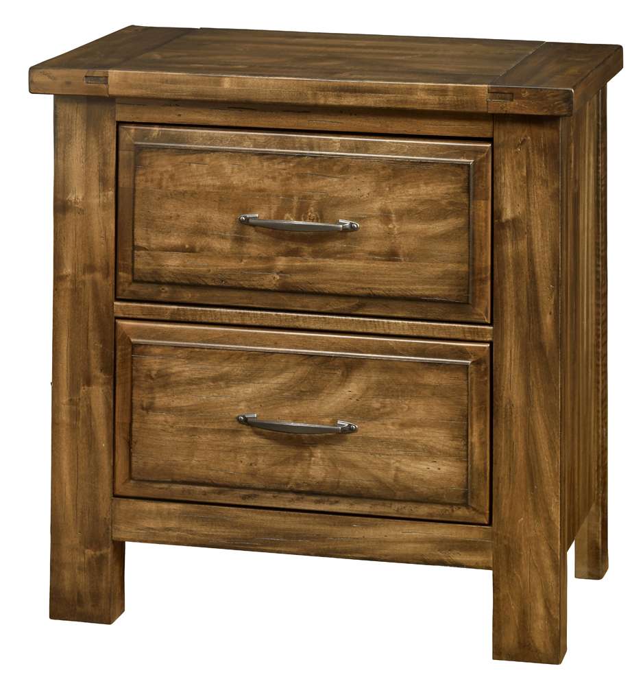 Vaughan Bassett - Maple Road Night Stand with 2 Drawers in Antique Amish - 118-227 veiw 1