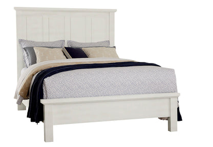 Vaughan Bassett - Maple Road - Queen Mansion Bed - Soft White - 116-559-955-722  view 1