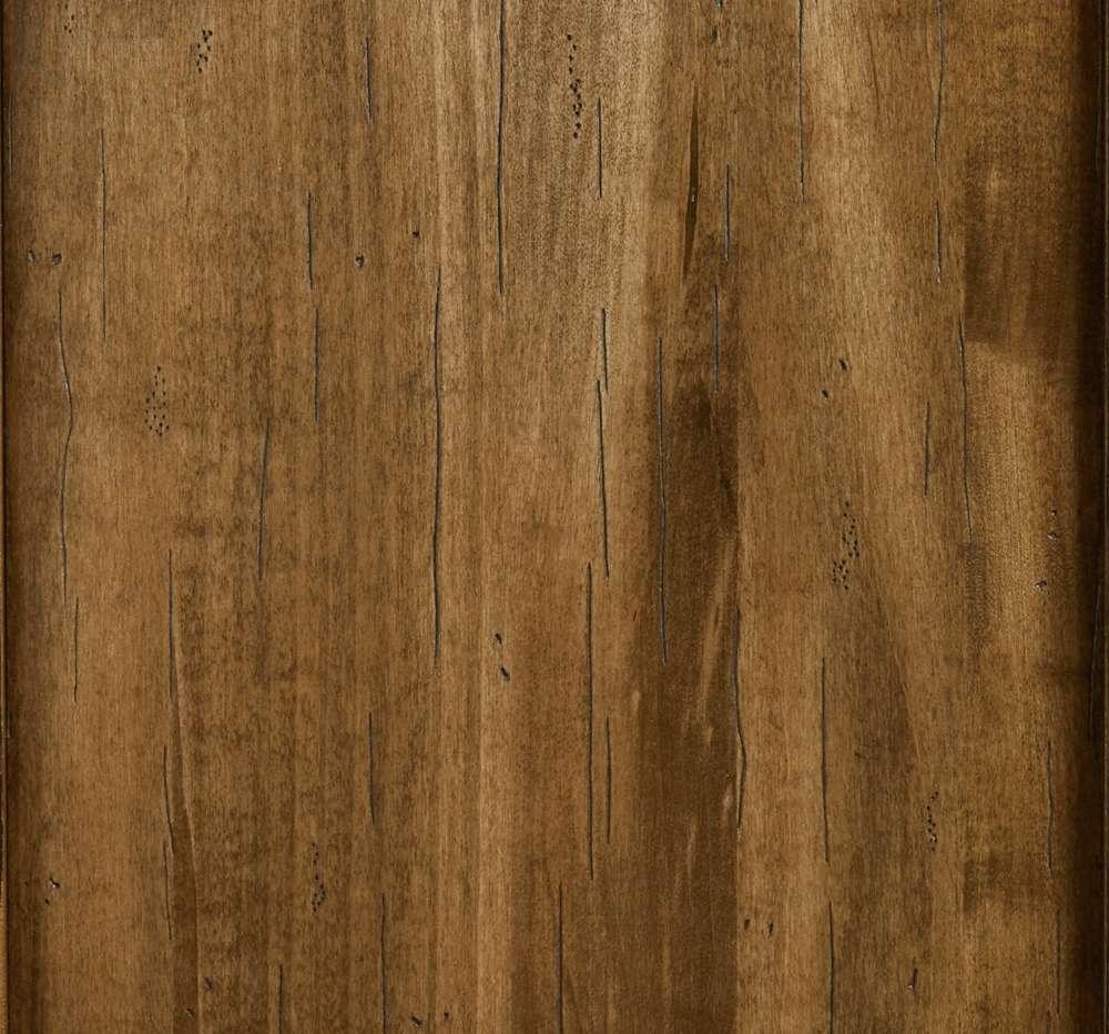 Vaughan Bassett - Maple Road Queen Slat Poster Bed With Storage Footboard in Antique Amish - 118-558-050B-502-555 veiw 2