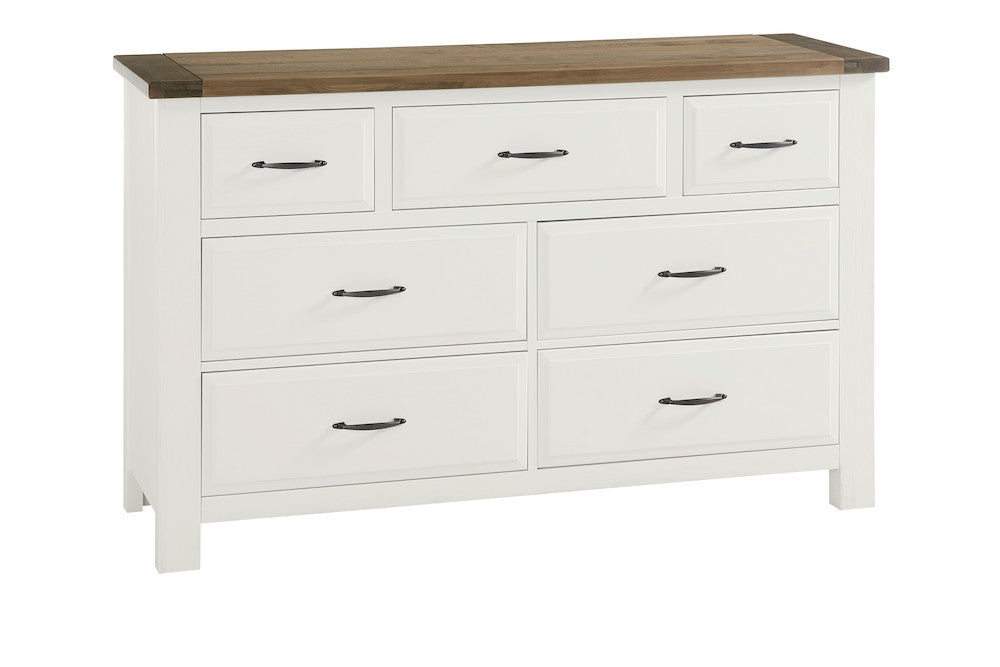 Vaughan Bassett - Maple Road - Triple Dresser - 7 Drwr - Two Tone - 116-003  view 1