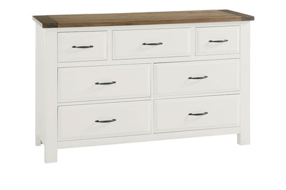 Vaughan Bassett - Maple Road - Triple Dresser - 7 Drwr - Two Tone - 116-003  view 1