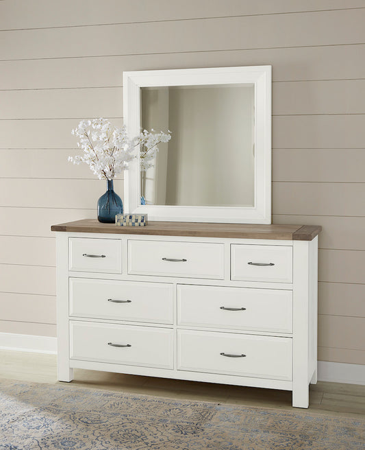Vaughan Bassett - Maple Road - Triple Dresser - 7 Drwr - Two Tone - 116-003  view 2