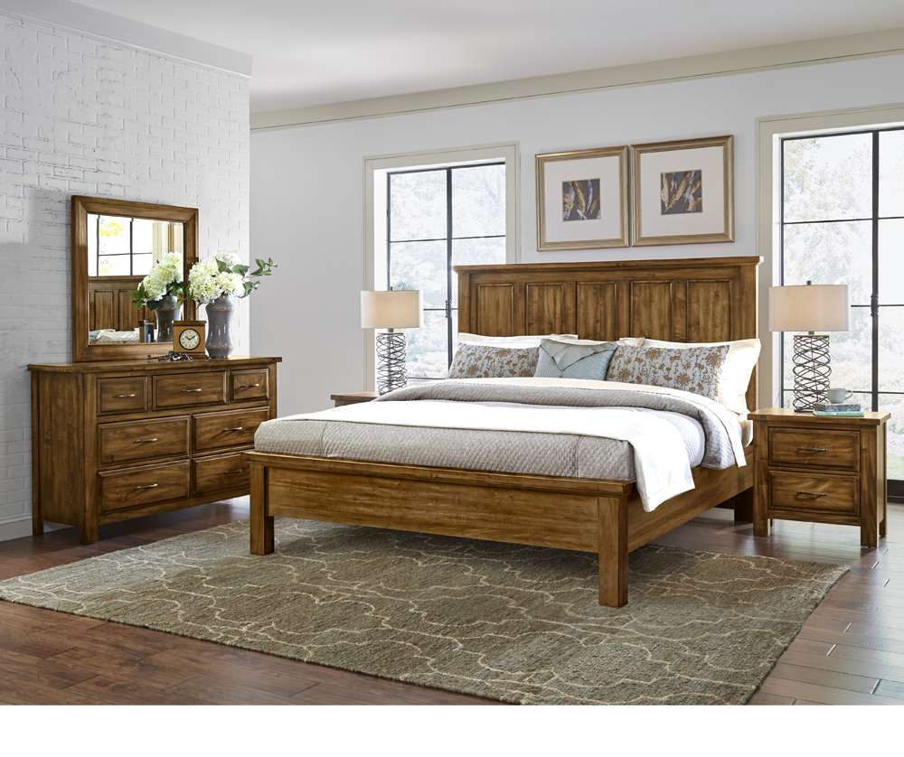 Vaughan Bassett - Maple Road Triple Dresser with 7 Drawers in Antique Amish - 118-003 veiw 5