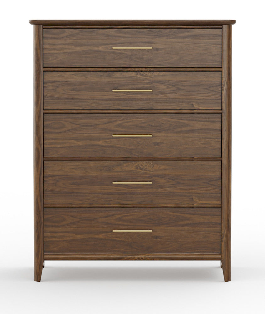 Vaughan Bassett - Nordhaven - Chest - 5 Drwr  - Nordic Walnut  - 850-115 view 3