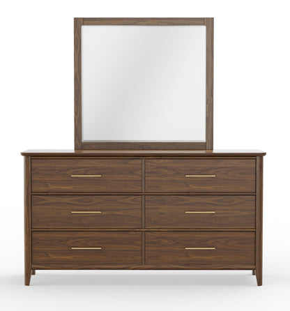 Vaughan Bassett - Nordhaven - Dresser - 6 Drwr  - Nordic Walnut  - 850-003 view 4