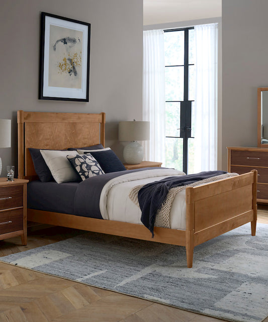 Vaughan Bassett - Nordhaven - King Poster Bed  - Clear Maple  - 852-669-966-922-MS1 view 1
