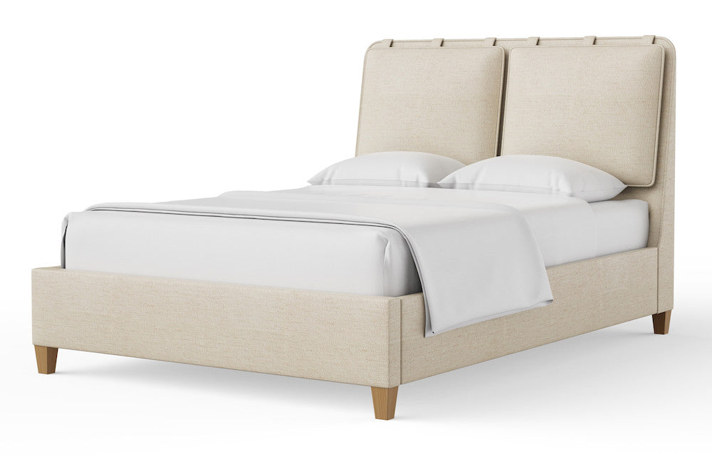Vaughan Bassett - Nordhaven - King Uph Bed-Pure White  - 850-661P-166P-822P-404 view 1