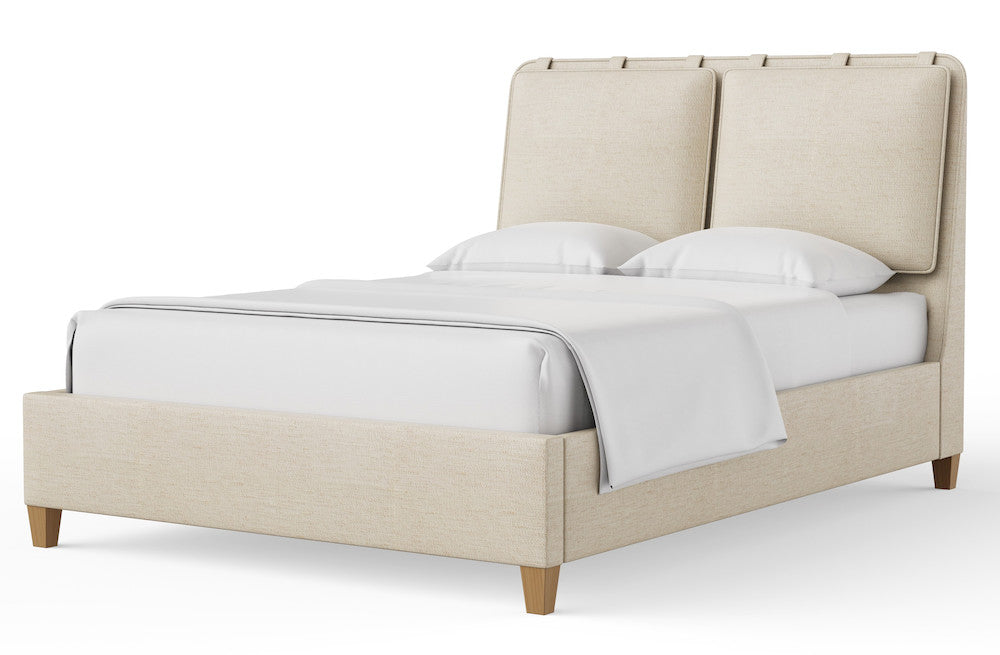 Vaughan Bassett - Nordhaven - King Uph Bed-Sandstone  - 852-661K-166K-822K-404 view 1