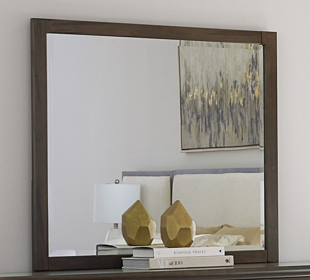 Vaughan Bassett - Nordhaven - Landscape Mirror  - Nordic Walnut  - 850-447 view 1