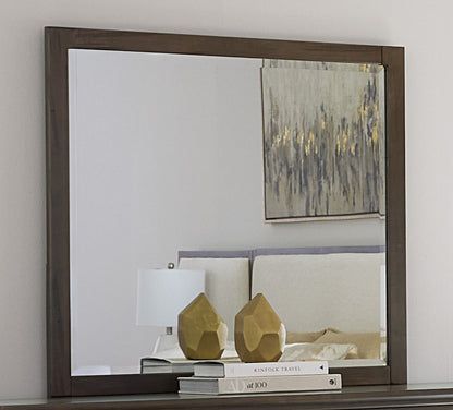 Vaughan Bassett - Nordhaven - Landscape Mirror  - Nordic Walnut  - 850-447 view 1