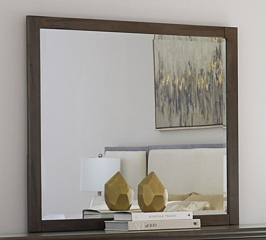Vaughan Bassett - Nordhaven - Landscape Mirror  - Nordic Walnut  - 850-447 view 1