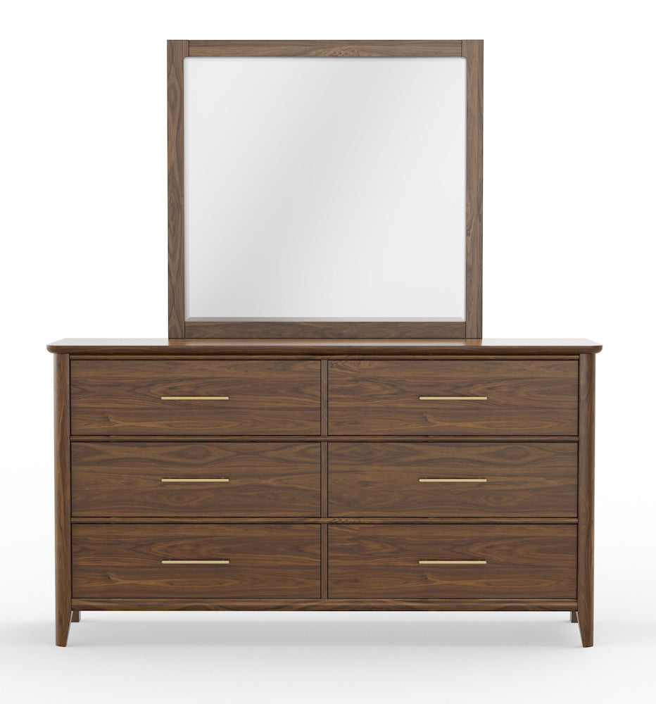 Vaughan Bassett - Nordhaven - Landscape Mirror  - Nordic Walnut  - 850-447 view 3