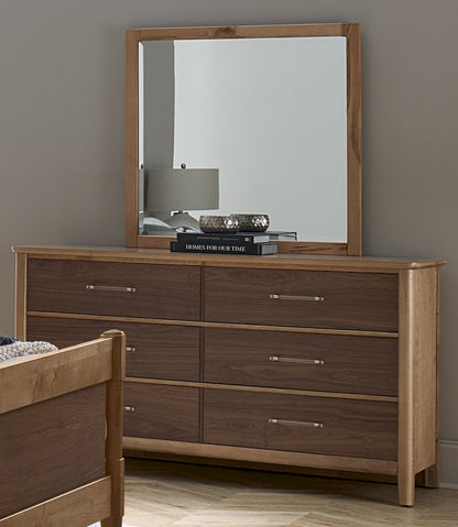Vaughan Bassett - Nordhaven - Landscape Mirror  - Two-Tone  - 853-447 view 3