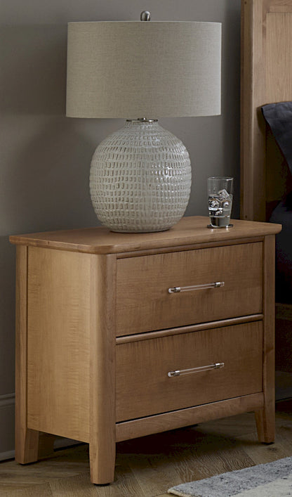 Vaughan Bassett - Nordhaven - Nightstand - 2 Drwr  - Clear Maple  - 852-227 view 1