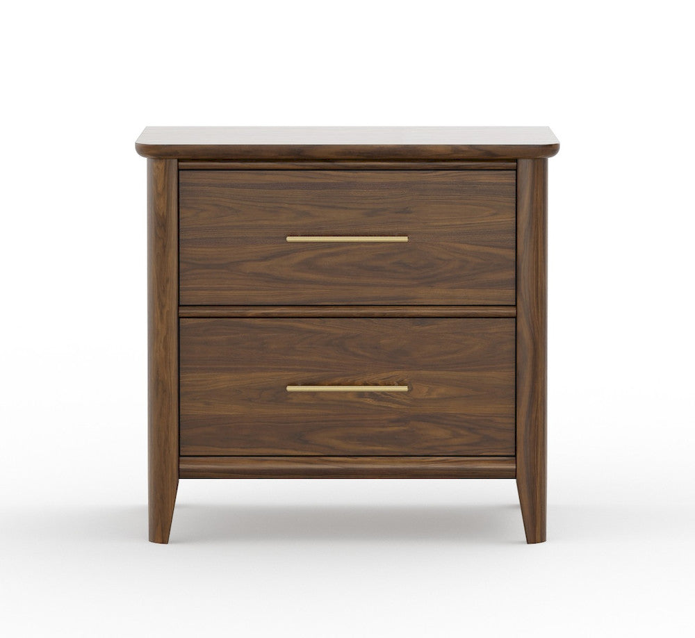 Vaughan Bassett - Nordhaven - Nightstand - 2 Drwr  - Nordic Walnut  - 850-227 view 1