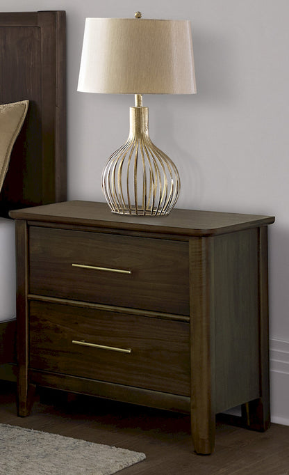Vaughan Bassett - Nordhaven - Nightstand - 2 Drwr  - Nordic Walnut  - 850-227 view 4