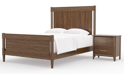 Vaughan Bassett - Nordhaven - Nightstand - 2 Drwr  - Nordic Walnut  - 850-227 view 5
