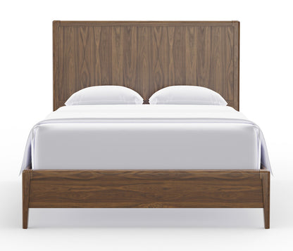Vaughan Bassett - Nordhaven - Queen Panel Bed  - Nordic Walnut  - 850-557-755-722 view 1