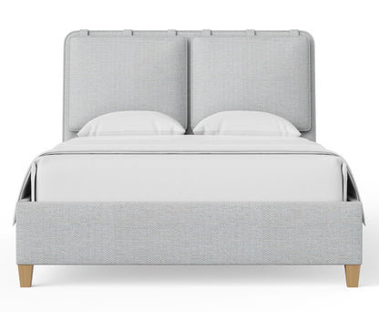 Vaughan Bassett - Nordhaven - Queen Uph Bed-Blue Mist  - 850-551H-155H-822H-404 view 1